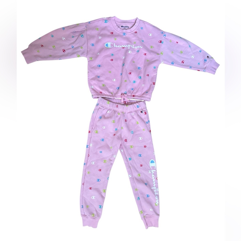 EUC champion 2 piece sweatsuit. Size 6